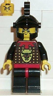 LEGO Minifigure-Knights' Kingdom I - Robber 2, Black Dragon Helmet-Castle / Knights Kingdom I-CAS045-Creative Brick Builders